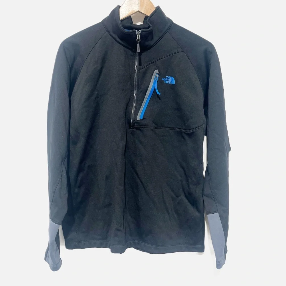 The North Face Men's Canyonlands 1/2 - Zip Pullover Jacket Top Black Size XL